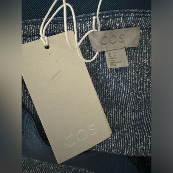 NWT COS Blue Knitted Pull On Midi Skirt - Picture 5 of 8